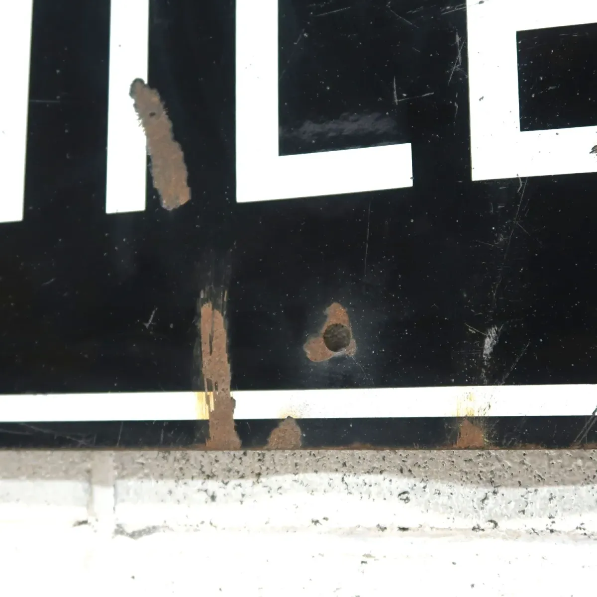 SPEED LIMIT 35 MILES ロードサイン ホーロー