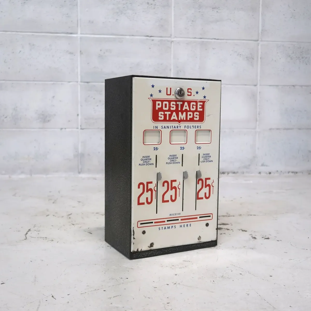 ビンテージ スタンプマシン 切手販売機