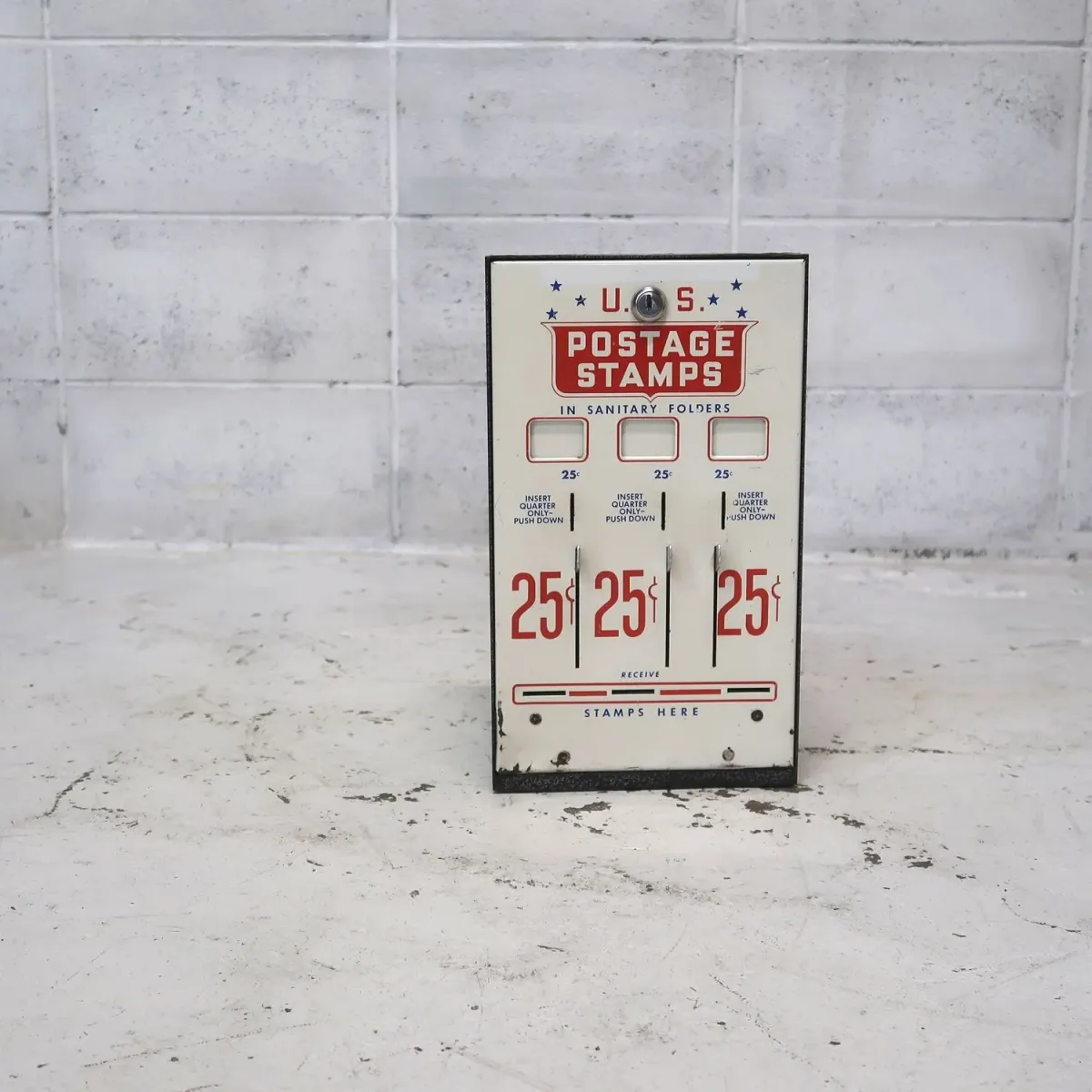 ビンテージ スタンプマシン 切手販売機