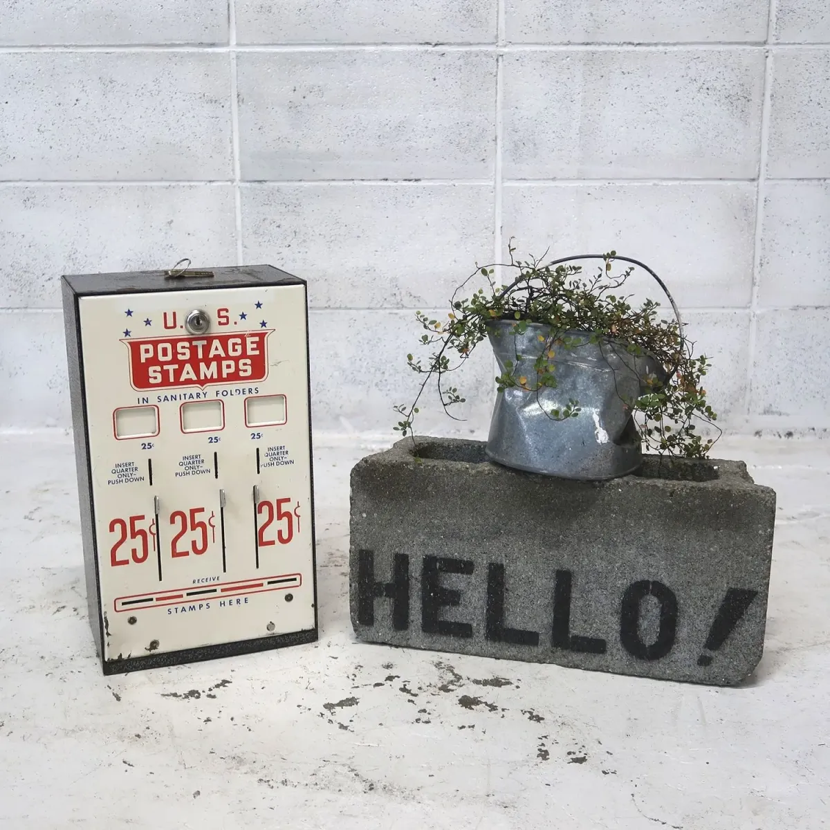 ビンテージ スタンプマシン 切手販売機