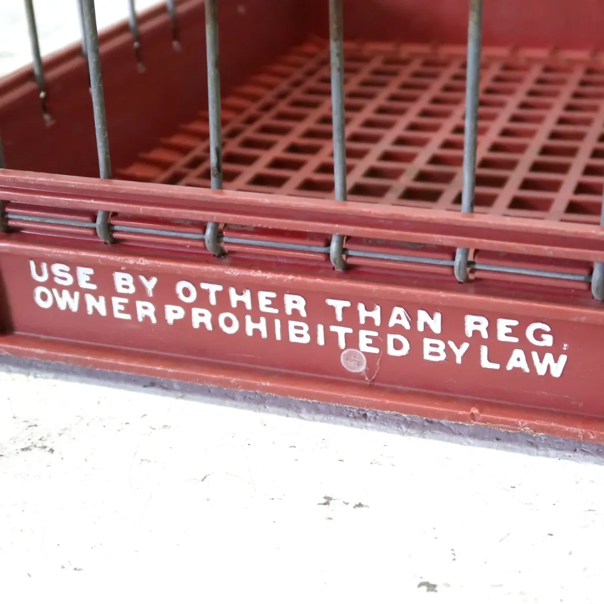 CARNATION ビンテージ ワイヤーバスケット