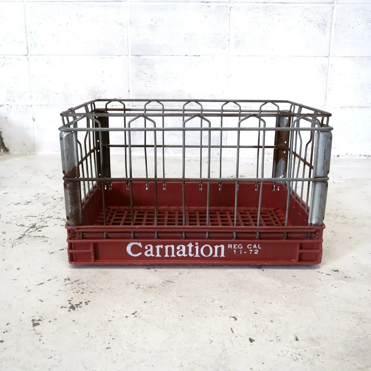 CARNATION ビンテージ ワイヤーバスケット