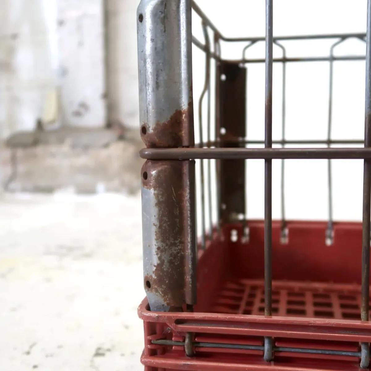 CARNATION ビンテージ ワイヤーバスケット