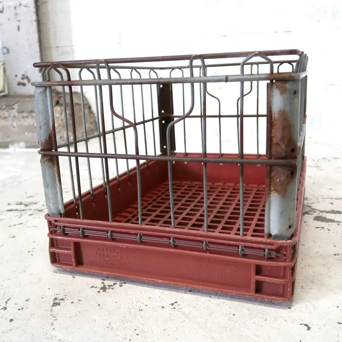 CARNATION ビンテージ ワイヤーバスケット