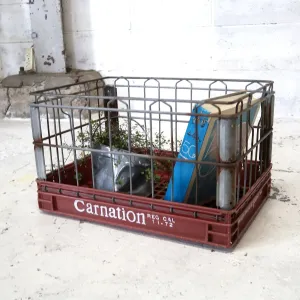 CARNATION ビンテージ ワイヤーバスケット