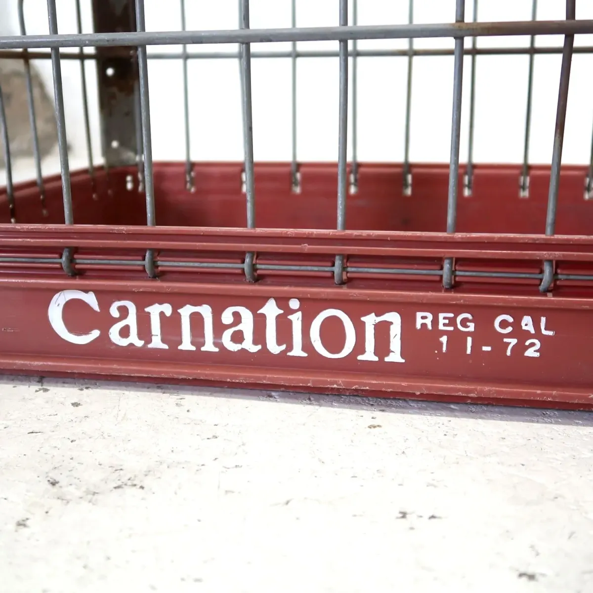 CARNATION ビンテージ ワイヤーバスケット