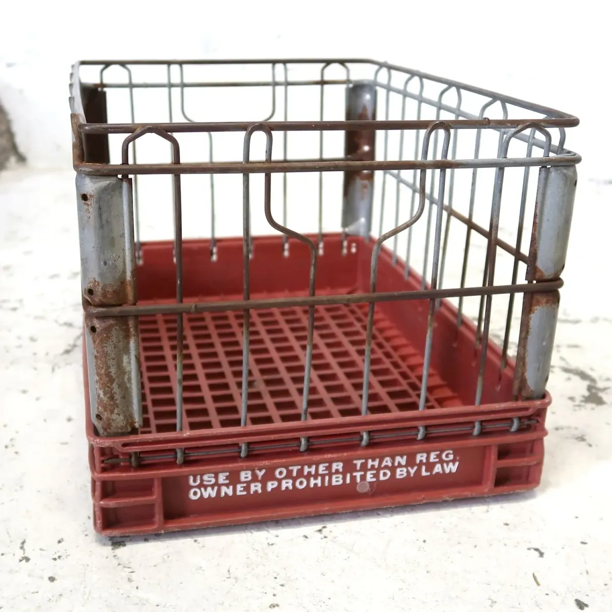 CARNATION ビンテージ ワイヤーバスケット