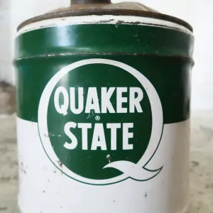 QUAKER STATE ビンテージ オイル缶