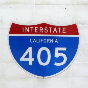 INTERSTATE CALIFORNIA 405 ロードサイン