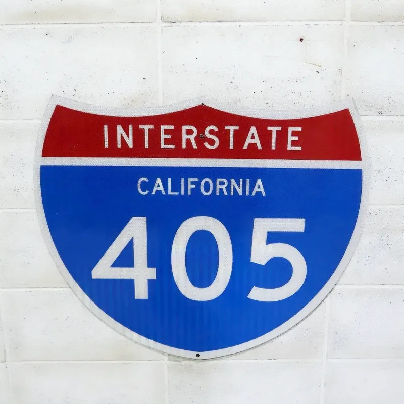 INTERSTATE CALIFORNIA 405 ロードサイン