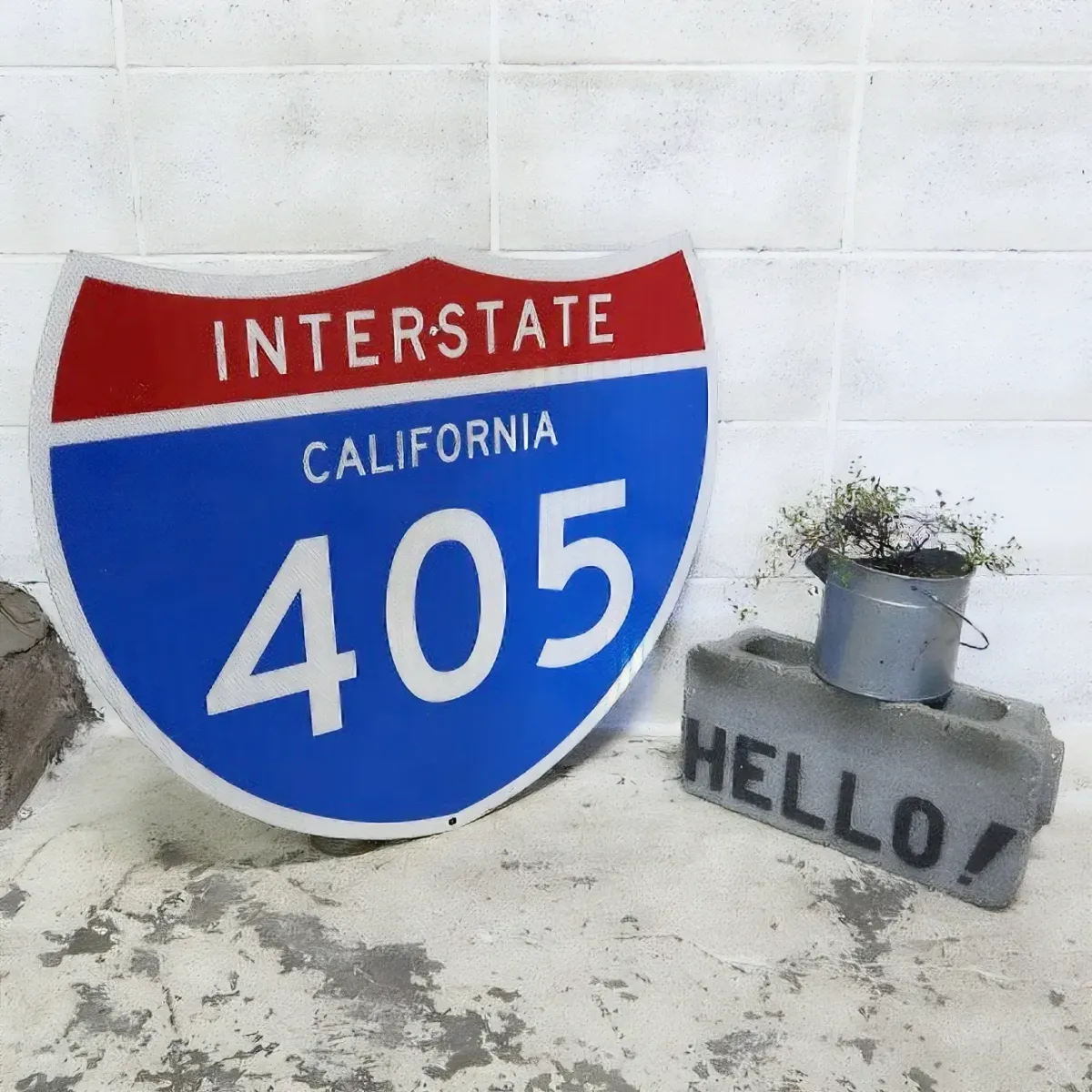 INTERSTATE CALIFORNIA 405 ロードサイン