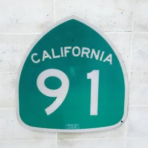 CALIFORNIA 91 ロードサイン