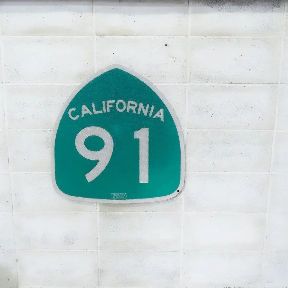 CALIFORNIA 91 ロードサイン