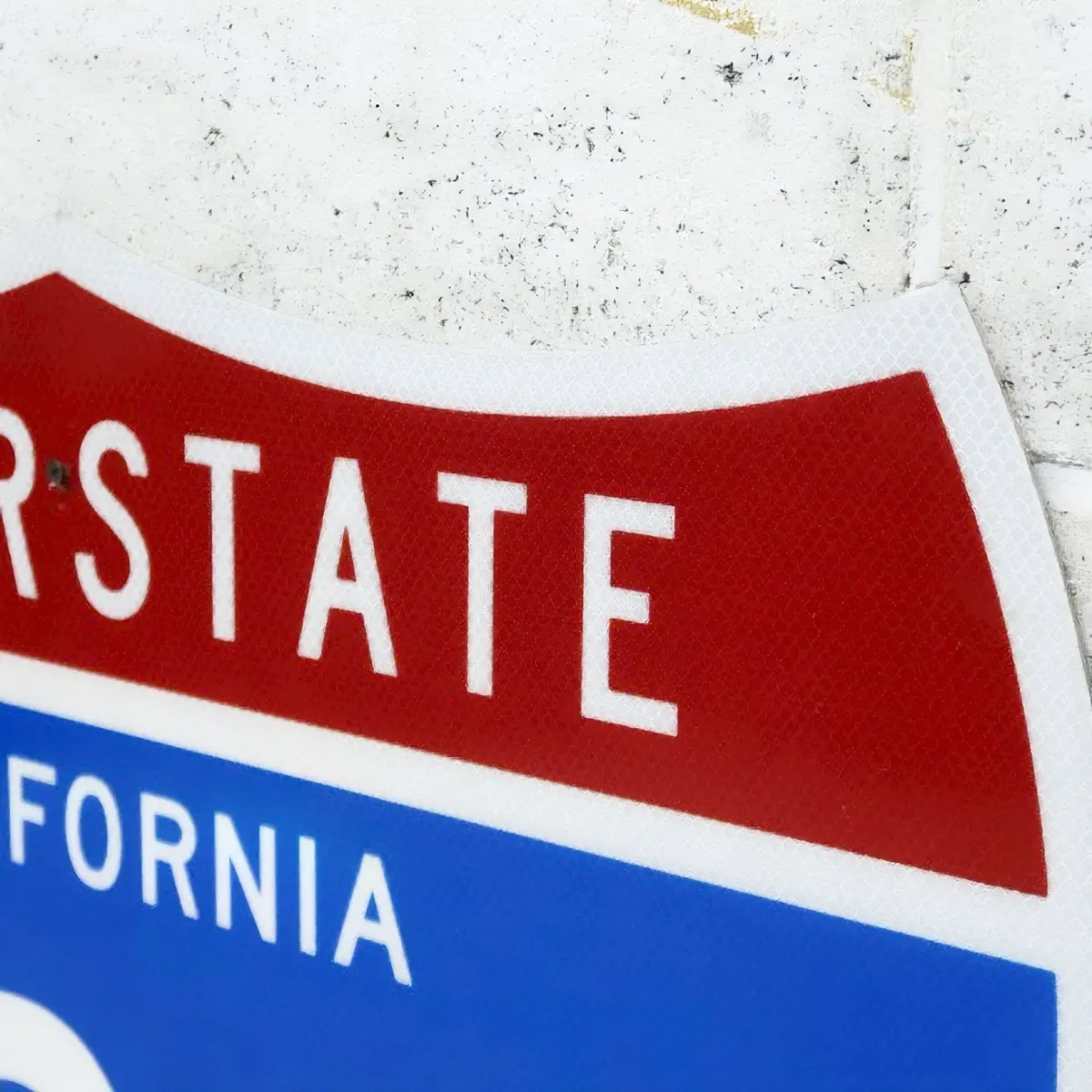 INTERSTATE CALIFORNIA 105 ロードサイン