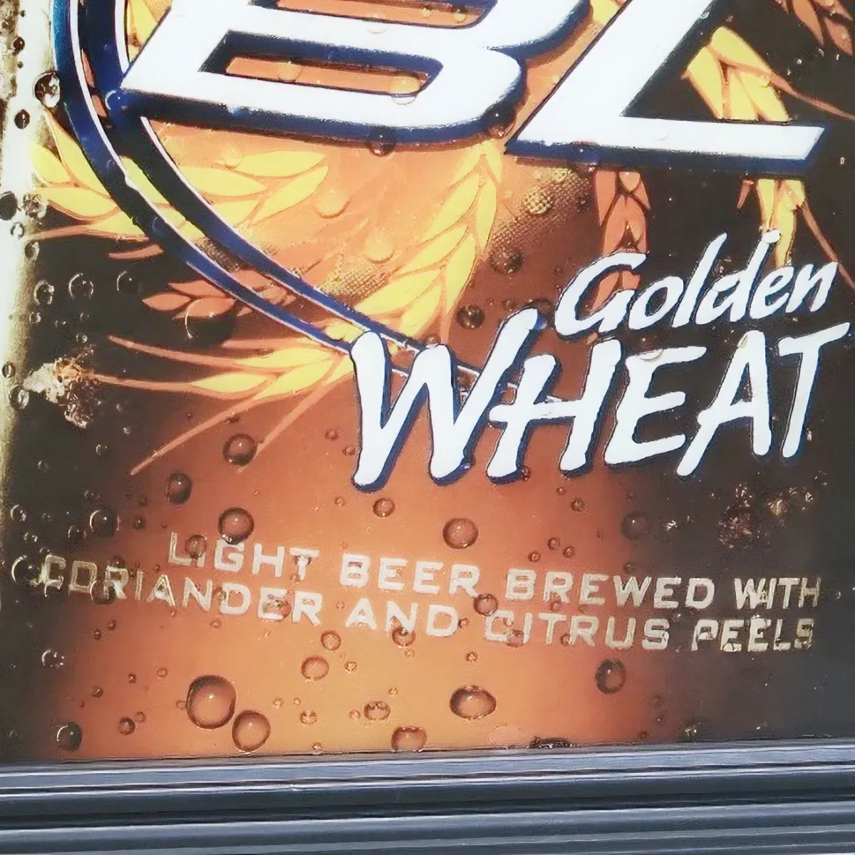 Bud Light Golden WHEAT パブミラー
