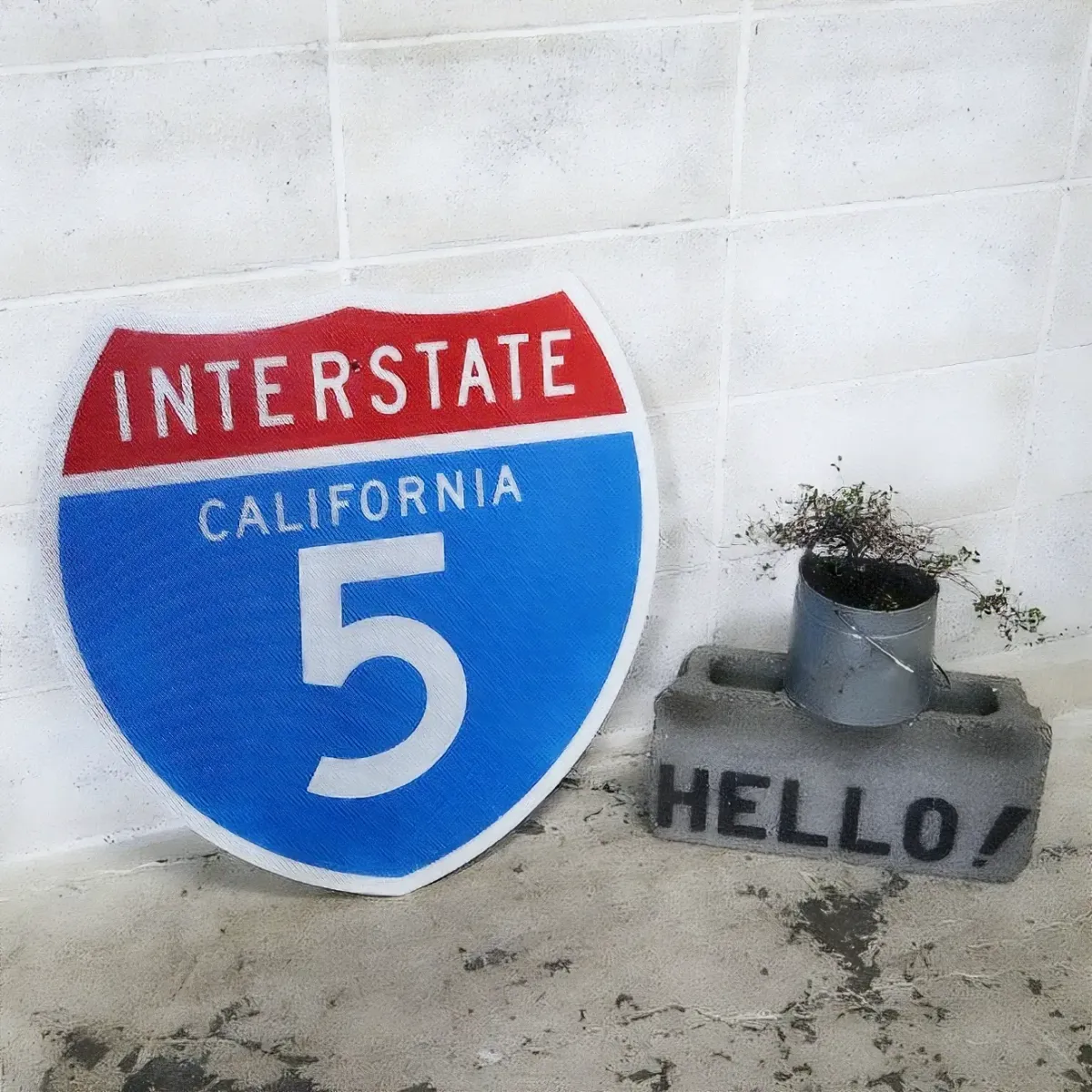 INTERSTATE CALIFORNIA 5 ロードサイン
