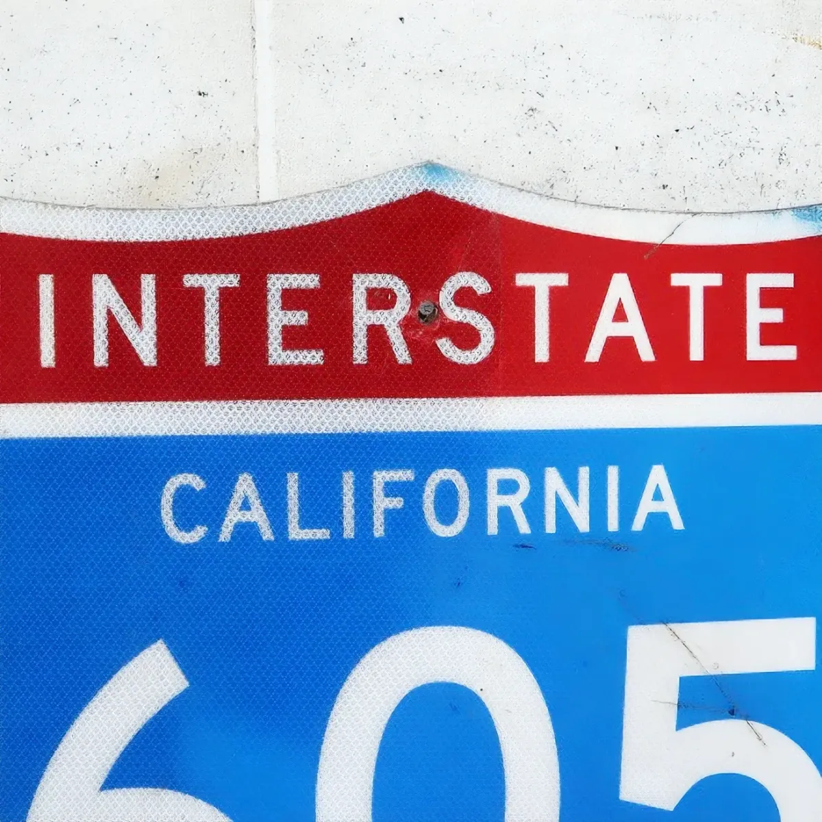 INTERSTATE CALIFORNIA 605 ロードサイン