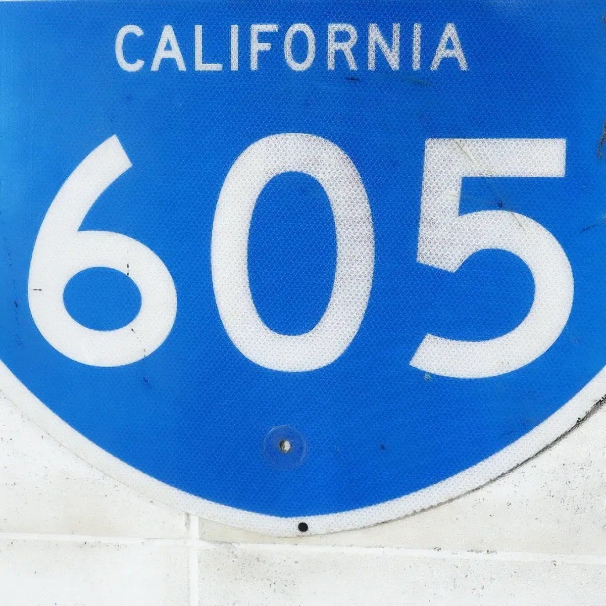 INTERSTATE CALIFORNIA 605 ロードサイン