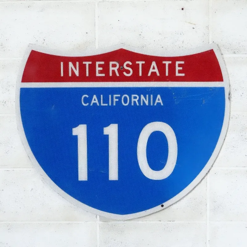 INTERSTATE CALIFORNIA 105 ロードサイン