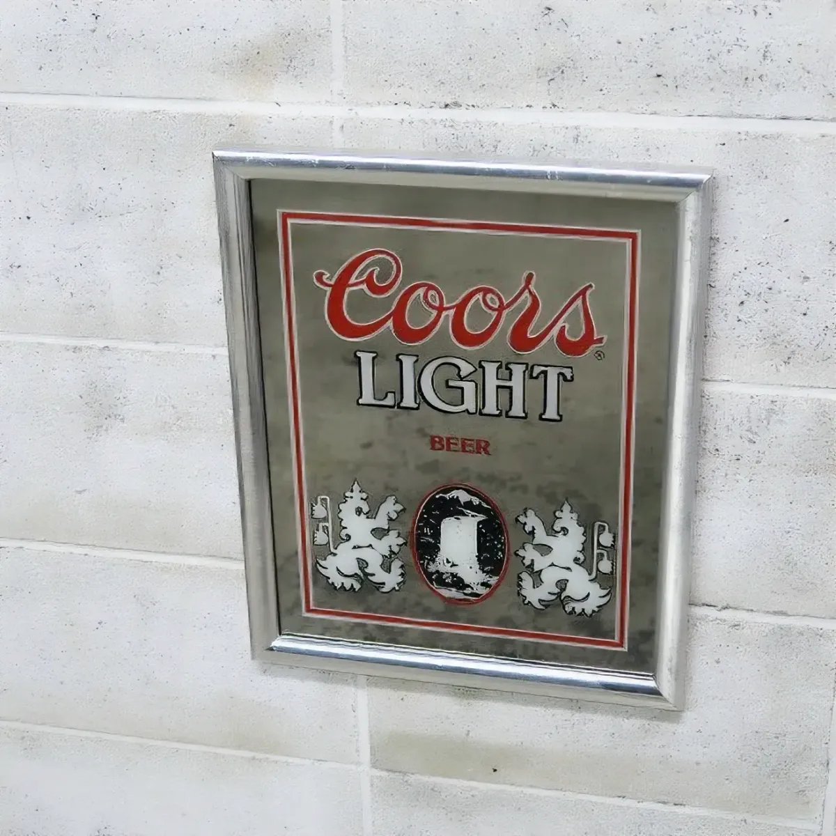 Coors LIGHT ビンテージ パブミラー