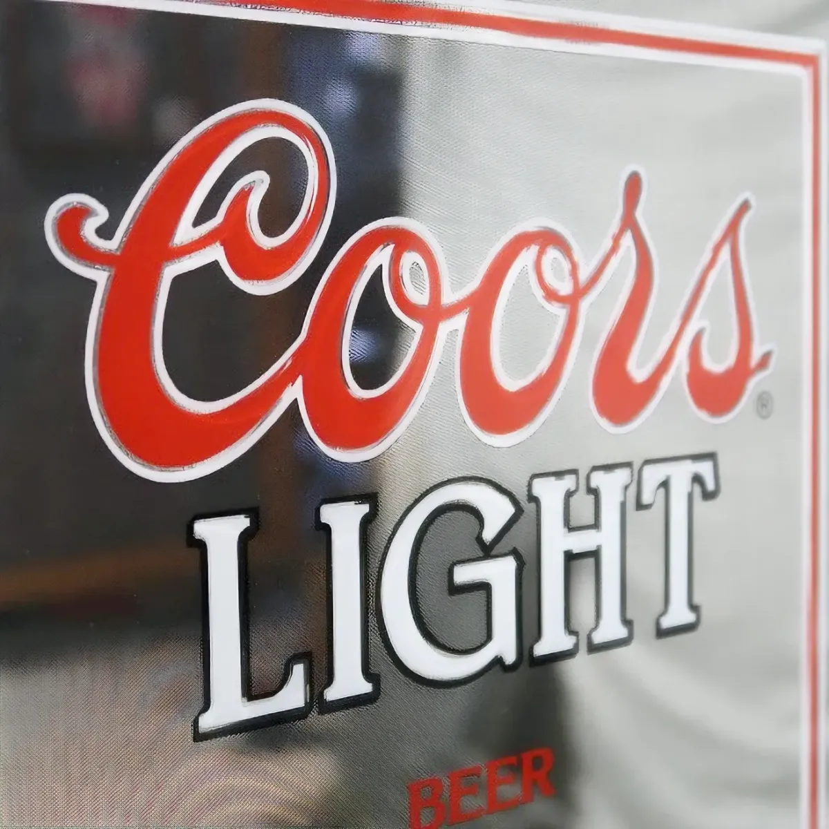 Coors LIGHT ビンテージ パブミラー
