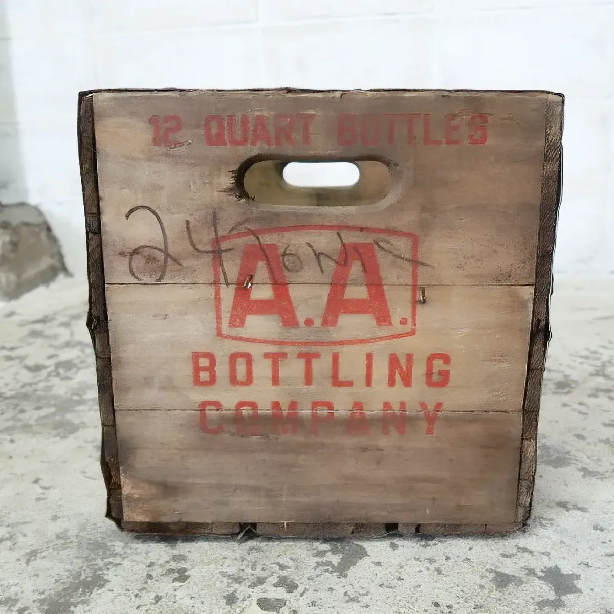 A.A. BOTTLING ビンテージ ウッドボックス