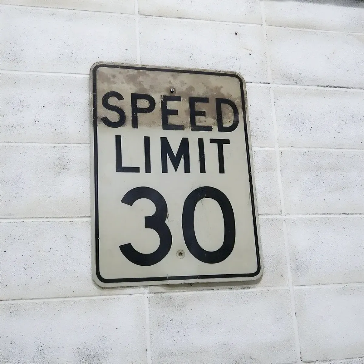 ロードサイン SPEED LIMIT 30