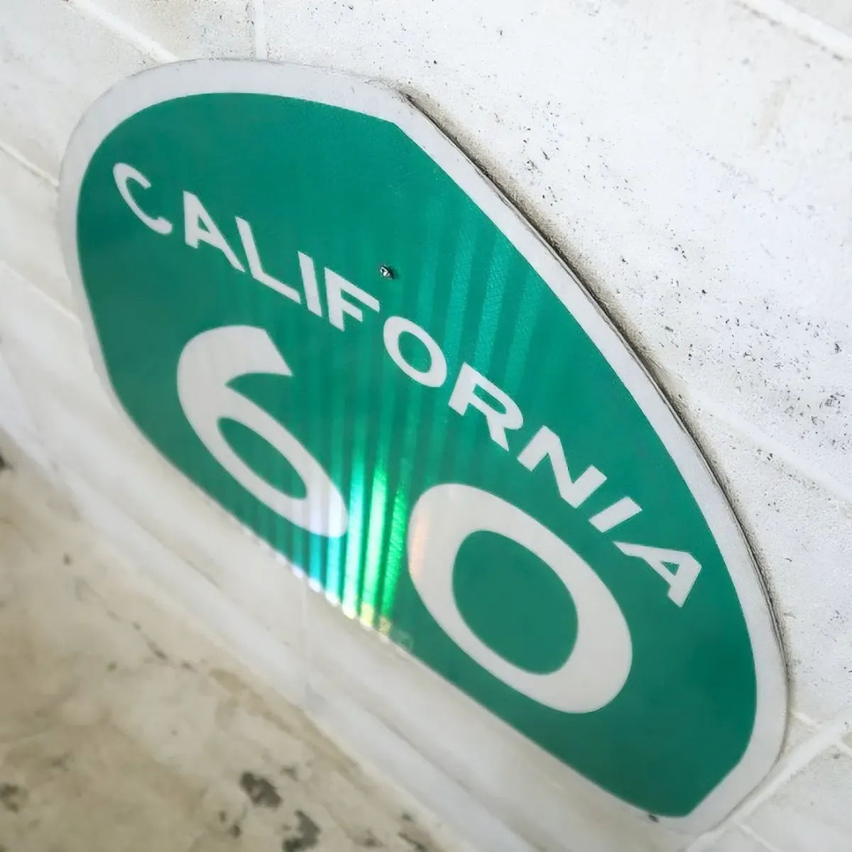 CALIFORNIA 60 ロードサイン
