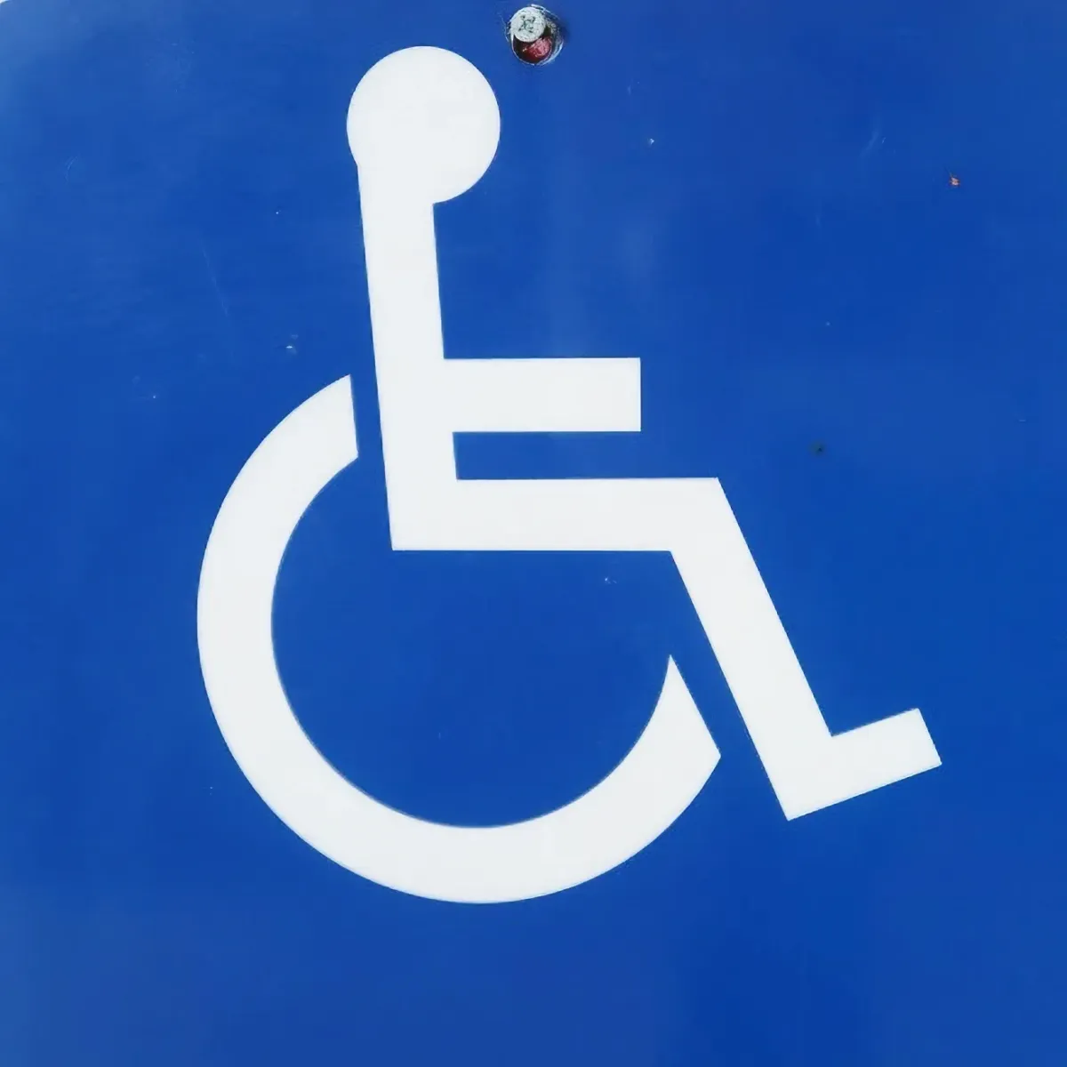 HANDICAPPED PARKING ロードサイン