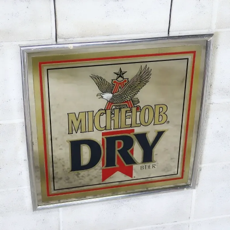 MICHELOB DRY パブミラー