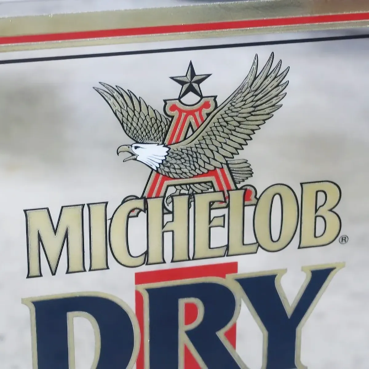 MICHELOB DRY パブミラー