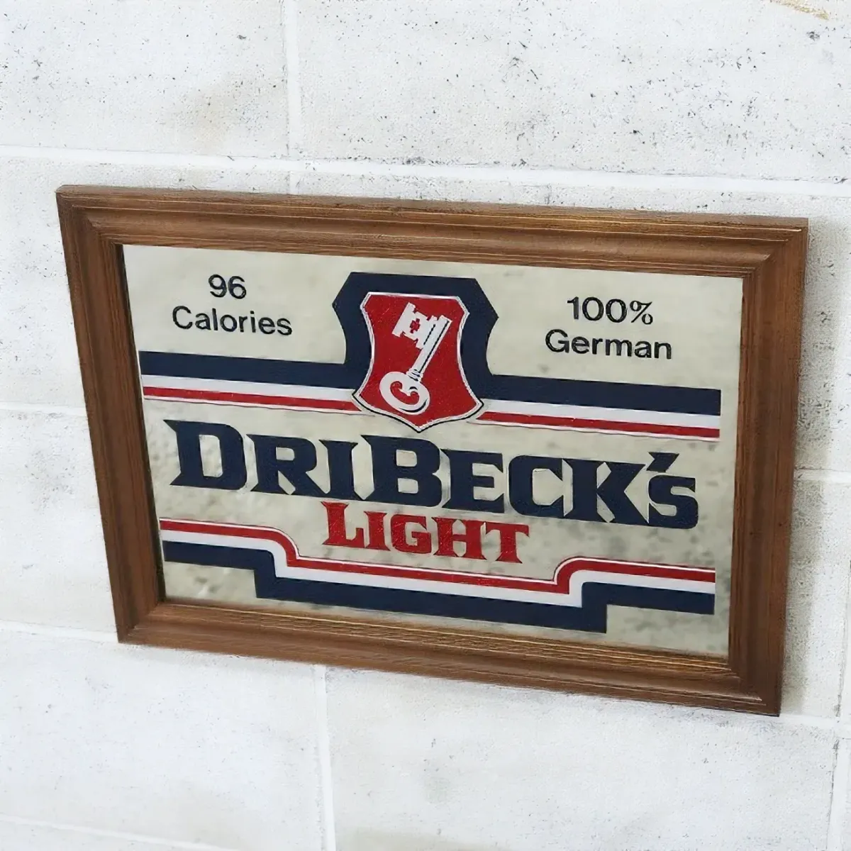 DRIBECK'S LIGHT ビンテージ パブミラー