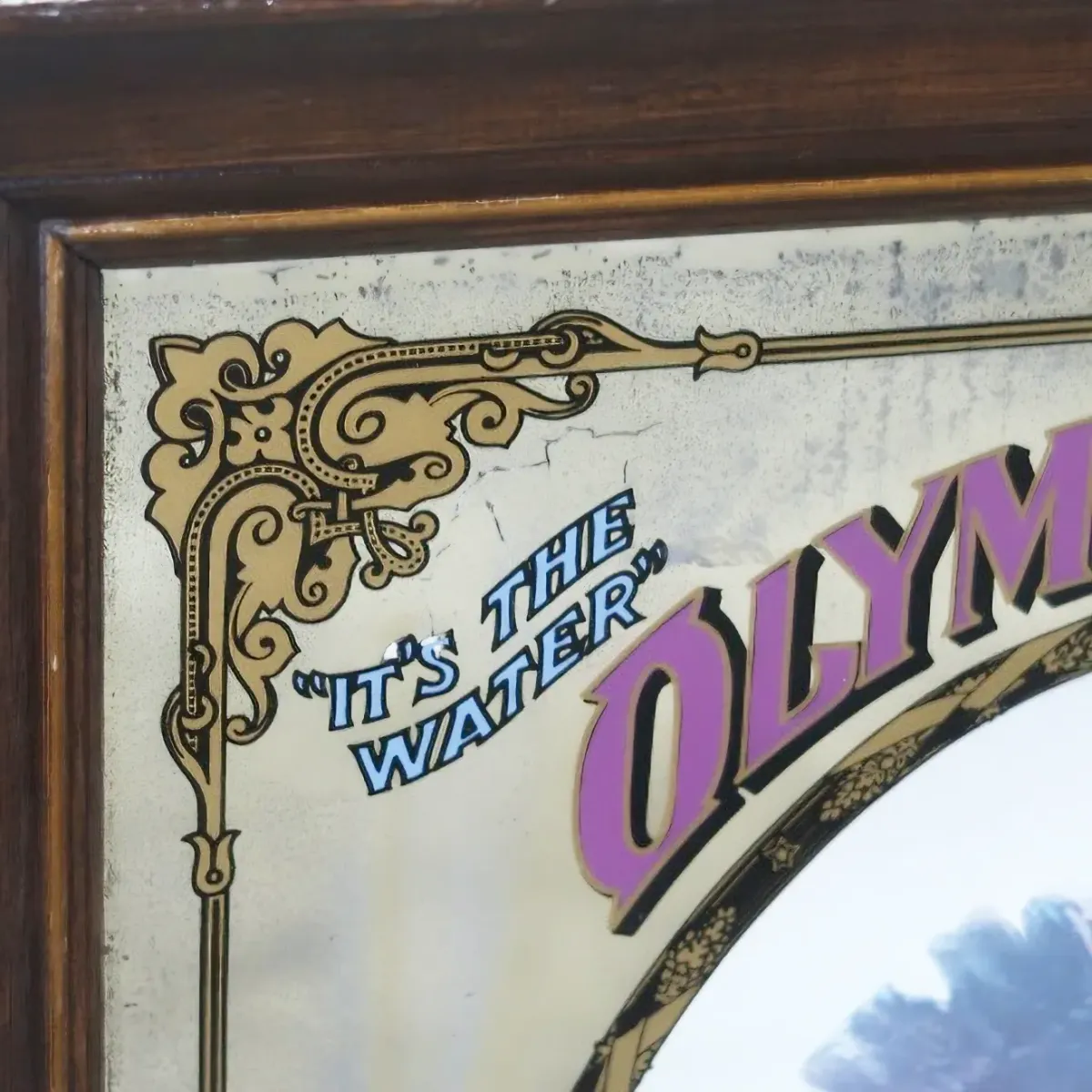 OLYMPIA BEER ビンテージ パブミラー