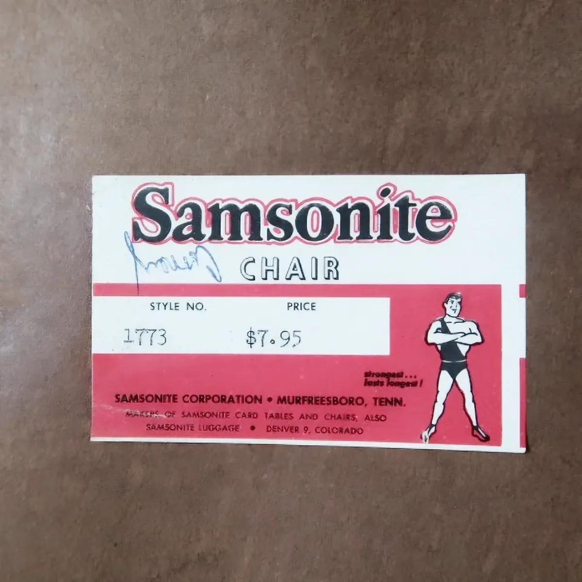 Samsonite ビンテージ フォールディングチェア