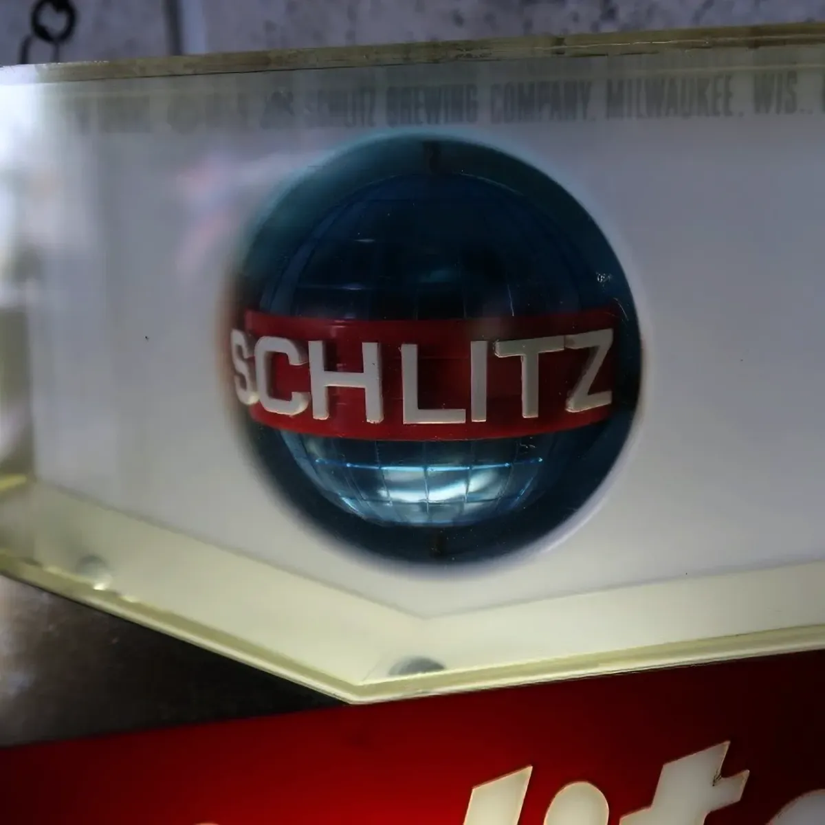 Schlitz ビンテージ モーションライトサイン