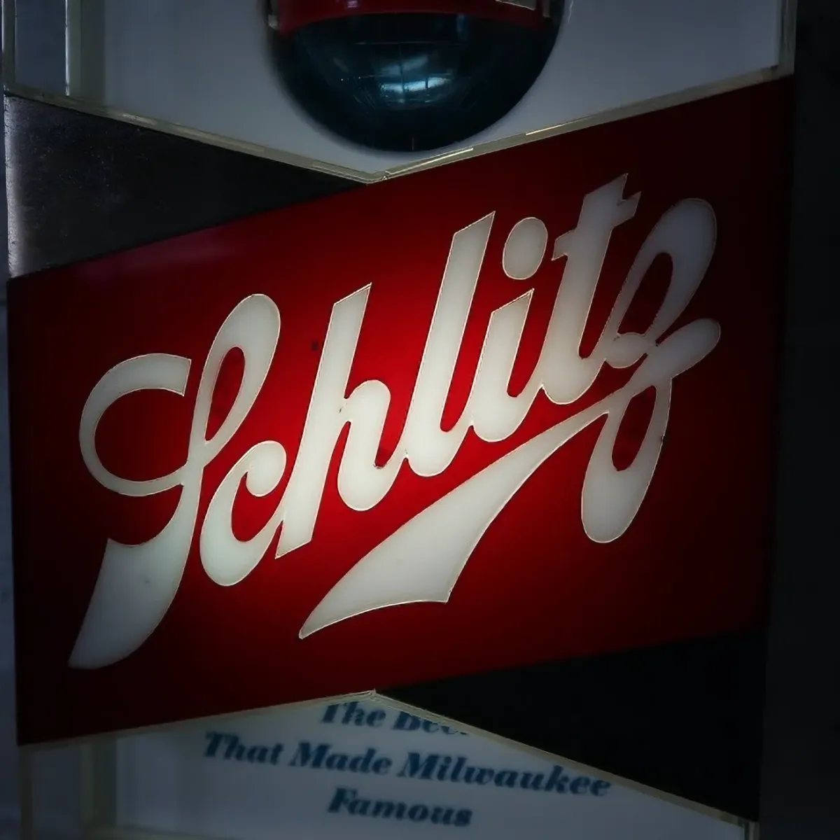 Schlitz ビンテージ モーションライトサイン