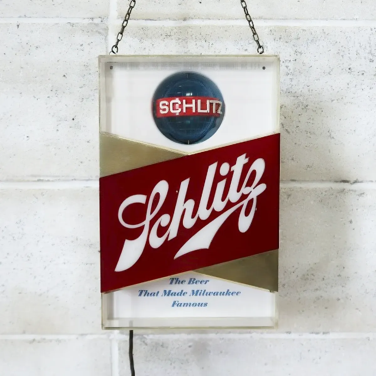 Schlitz ビンテージ モーションライトサイン