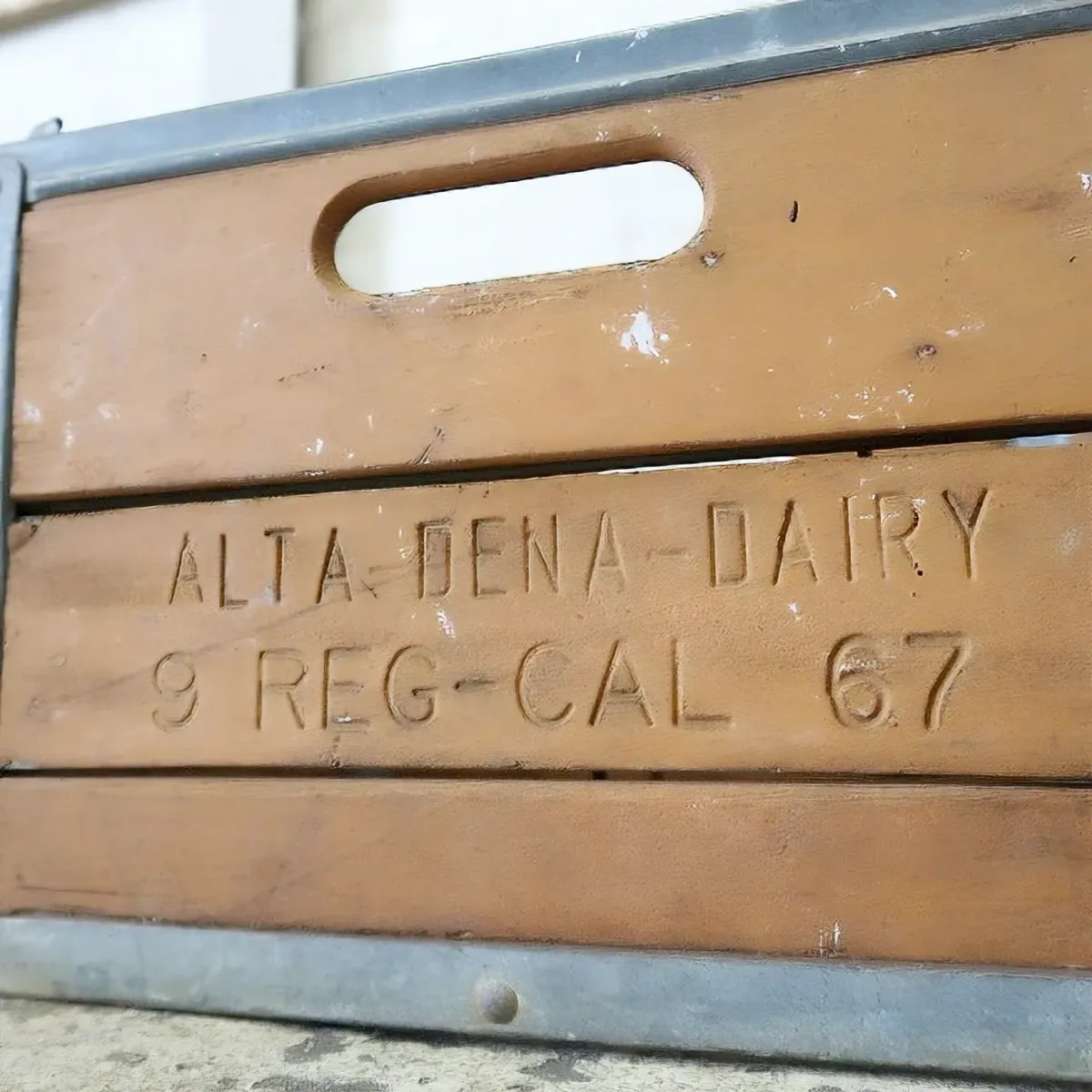 ALTA DENA ビンテージ ウッド×メタル ボックス