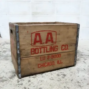 A.A. BOTTLING ビンテージ ウッドボックス