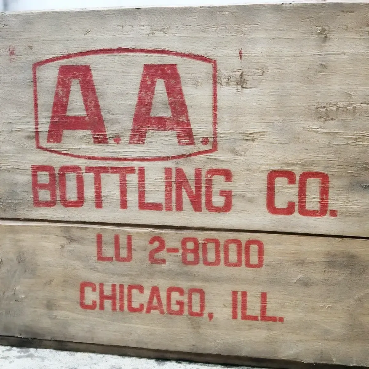 A.A. BOTTLING ビンテージ ウッドボックス