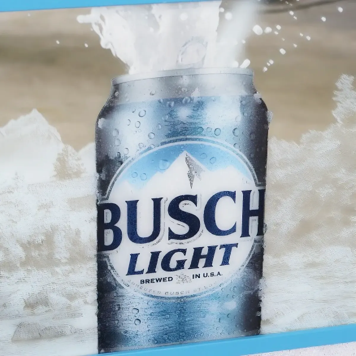 BUSCH LIGHT パブミラー