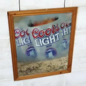 Coors LIGHT パブミラー