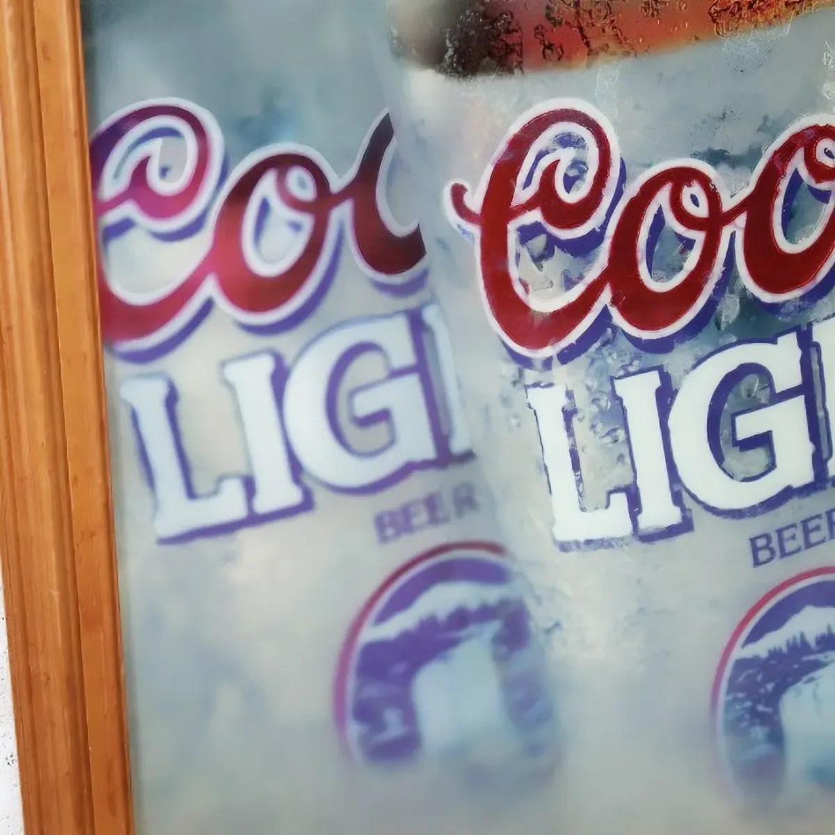 Coors LIGHT パブミラー