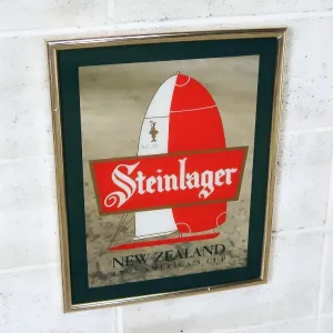 Steinlager ビンテージ パブミラー