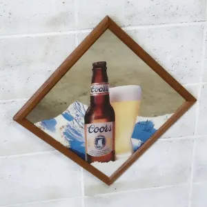 Coors ビンテージ パブミラー