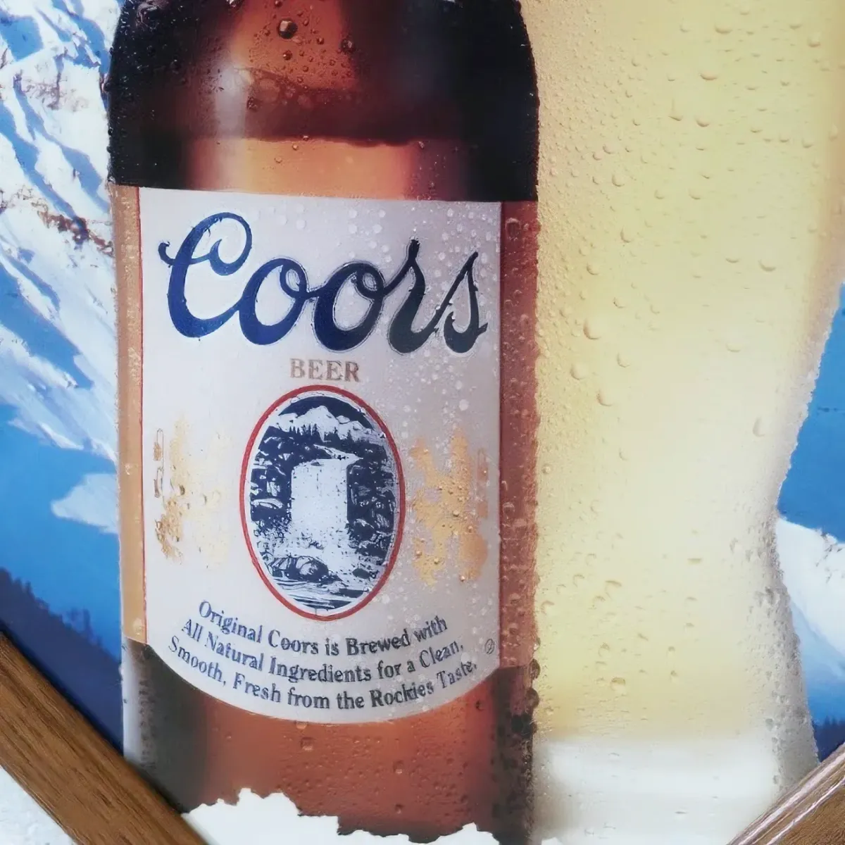 Coors ビンテージ パブミラー