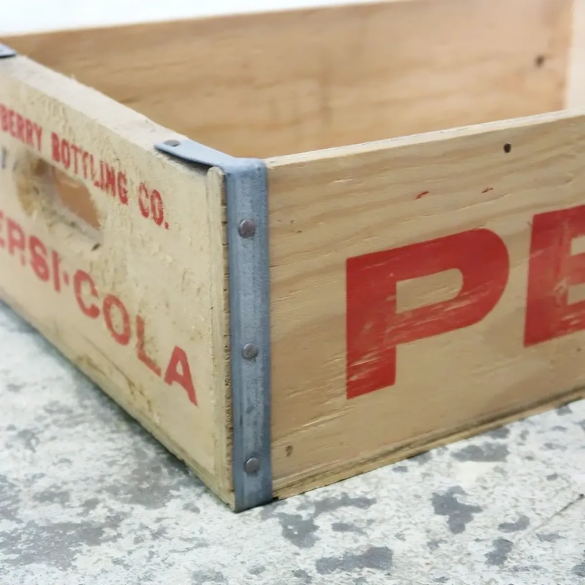 ペプシコーラ ビンテージ ウッドボックス