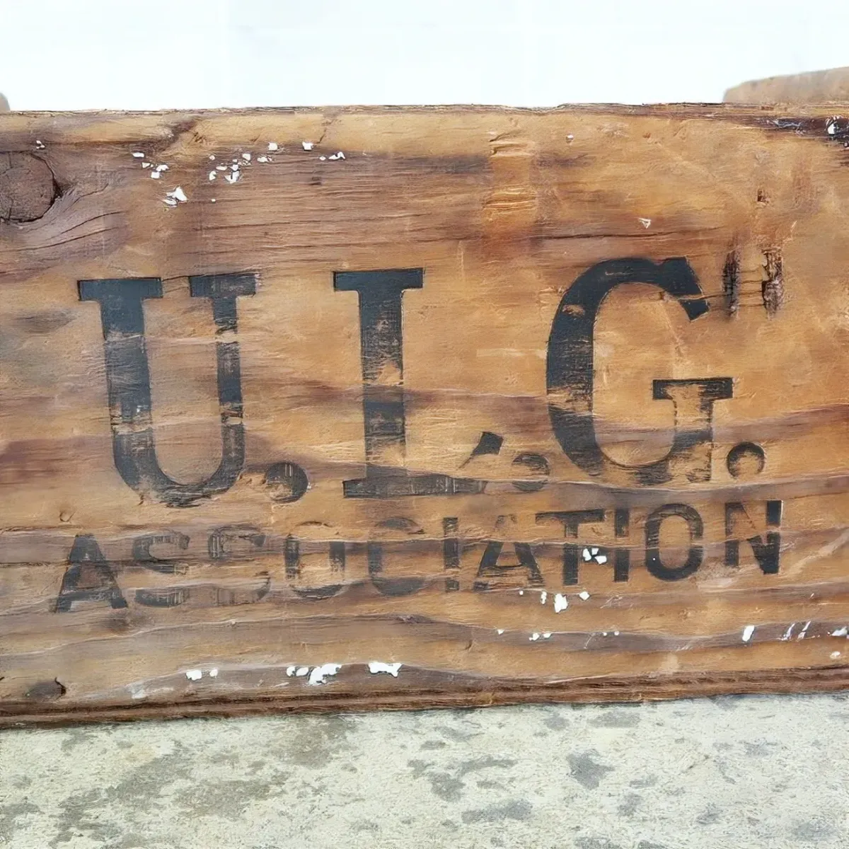 U.L.G. ASSOCIATION ビンテージ ウッドボックス