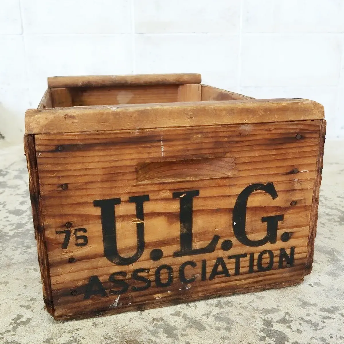 U.L.G. ASSOCIATION ビンテージ ウッドボックス