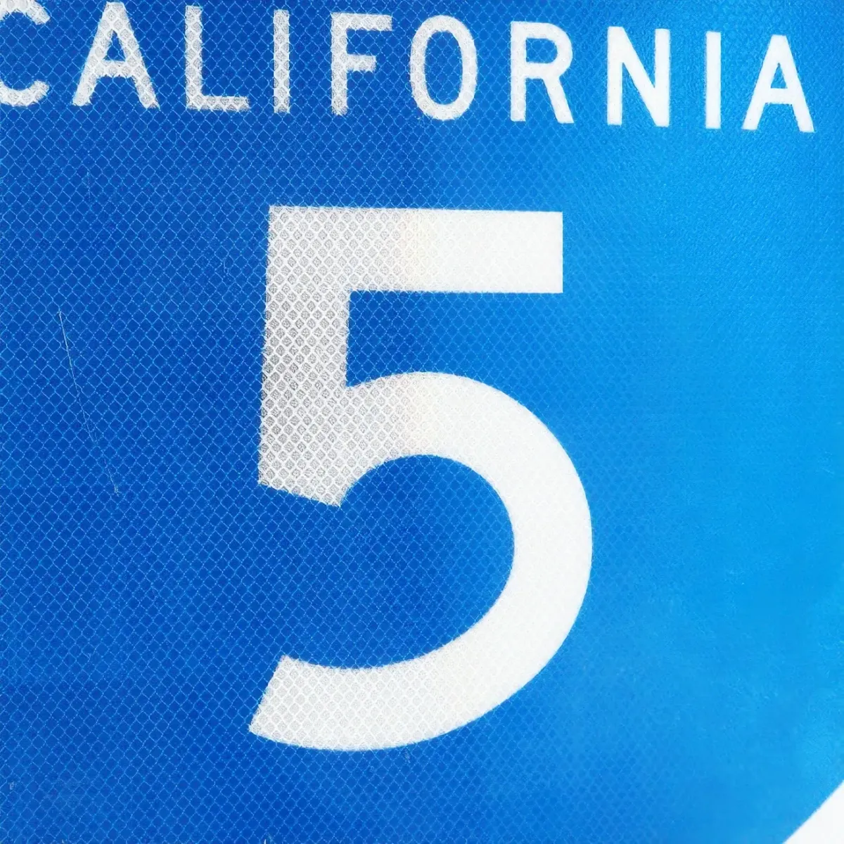 INTERSTATE CALIFORNIA 5 ロードサイン